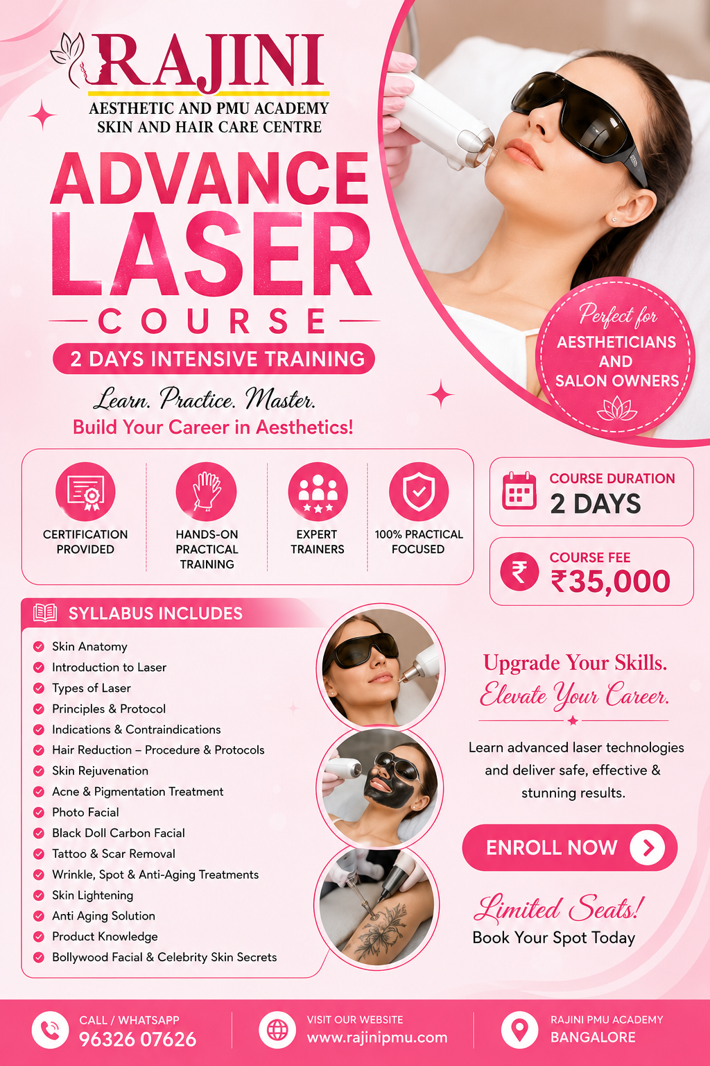 Advanced Laser Course - Rajini PMU Academy